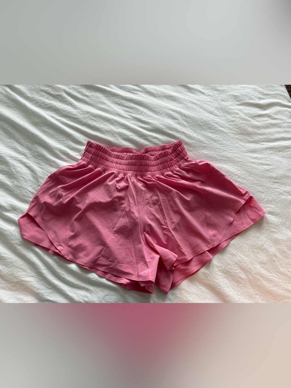 lululemon athletica shake it out high rise running shorts